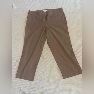 LOFT Taupe Trousers